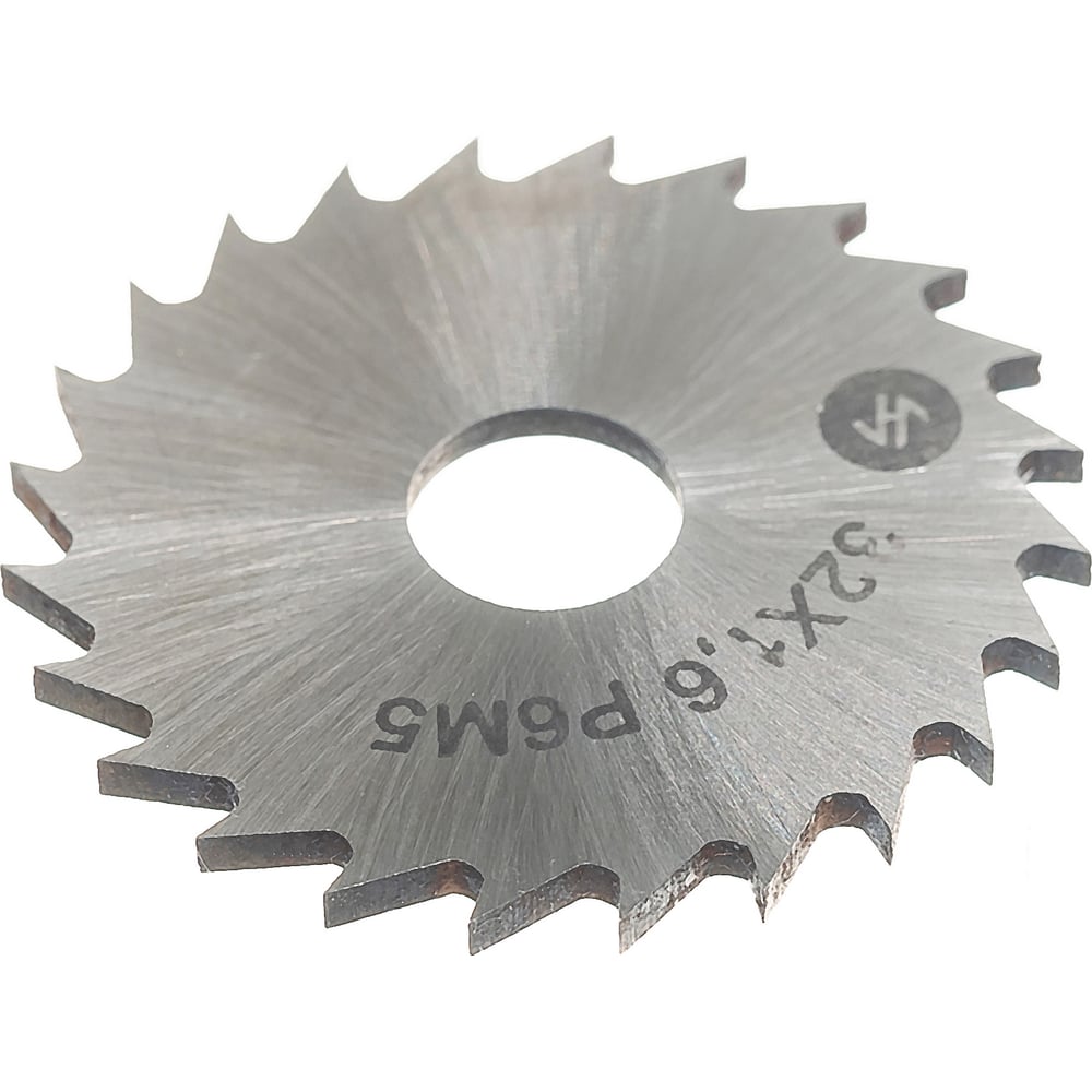 Изображение товара Отрезная фреза 32 мм 1.6 мм 24 зуба R6M5 DIN 1837