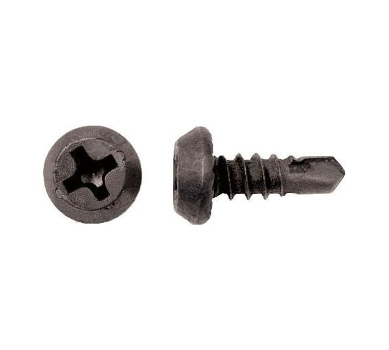 Изображение товара Саморез STARFIX 3.5x9.5 мм для лист. металла, фосфат, со сверлом (30000 шт. SM-88766-30000