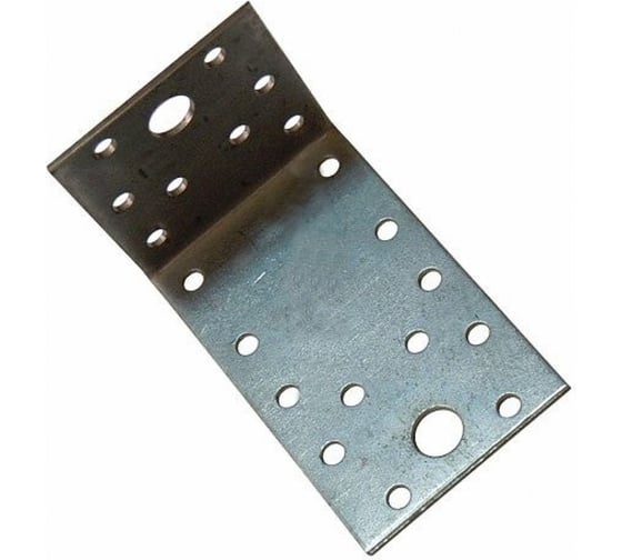 Изображение товара Уголок крепежный асимметричный STARFIX 55x90x55 мм, KUAS, белый цинк SMP-33103-1