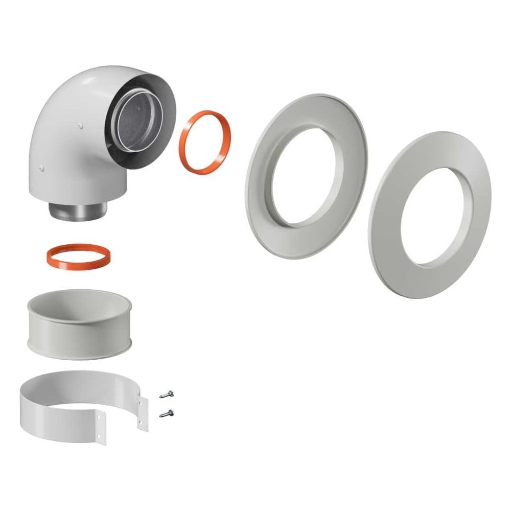 Изображение товара Отвод коаксиальный KRATS 60/100 (ARISTON) K-01AR