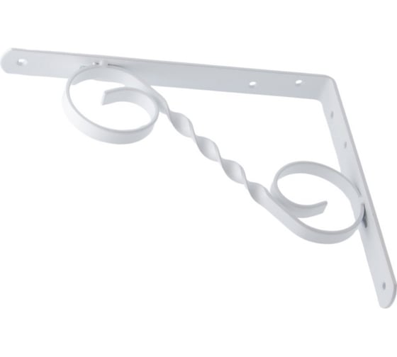 Изображение товара Кронштейн фигурный Дверной Страж 200x150 мод.3 белый ДС74369