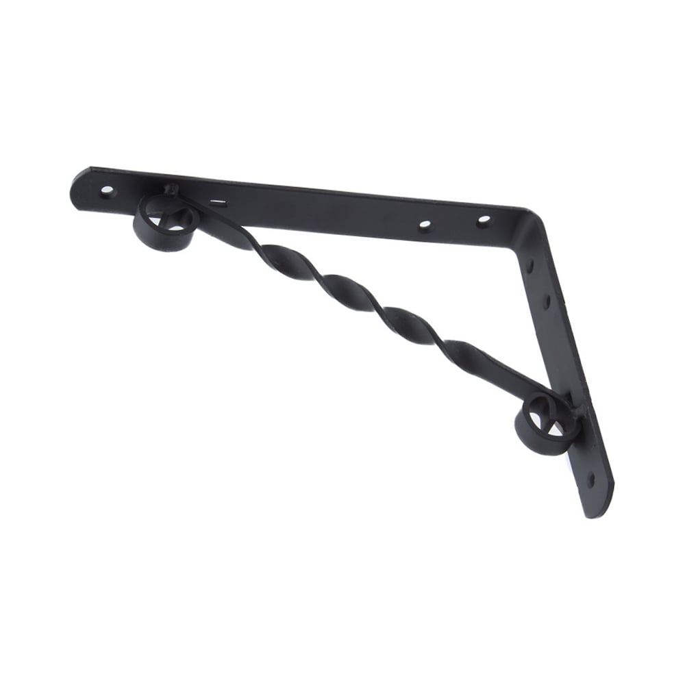 Изображение товара Кронштейн фигурный Дверной Страж 200x150 чёрный для дверей и интерьера