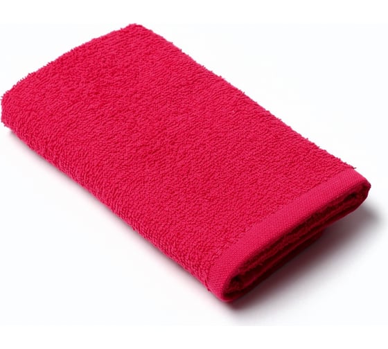 Изображение товара Салфетка махровая универсальная для уборки Экономь и Я фуксия, 100% хлопок, 350 гр/м2 9273017