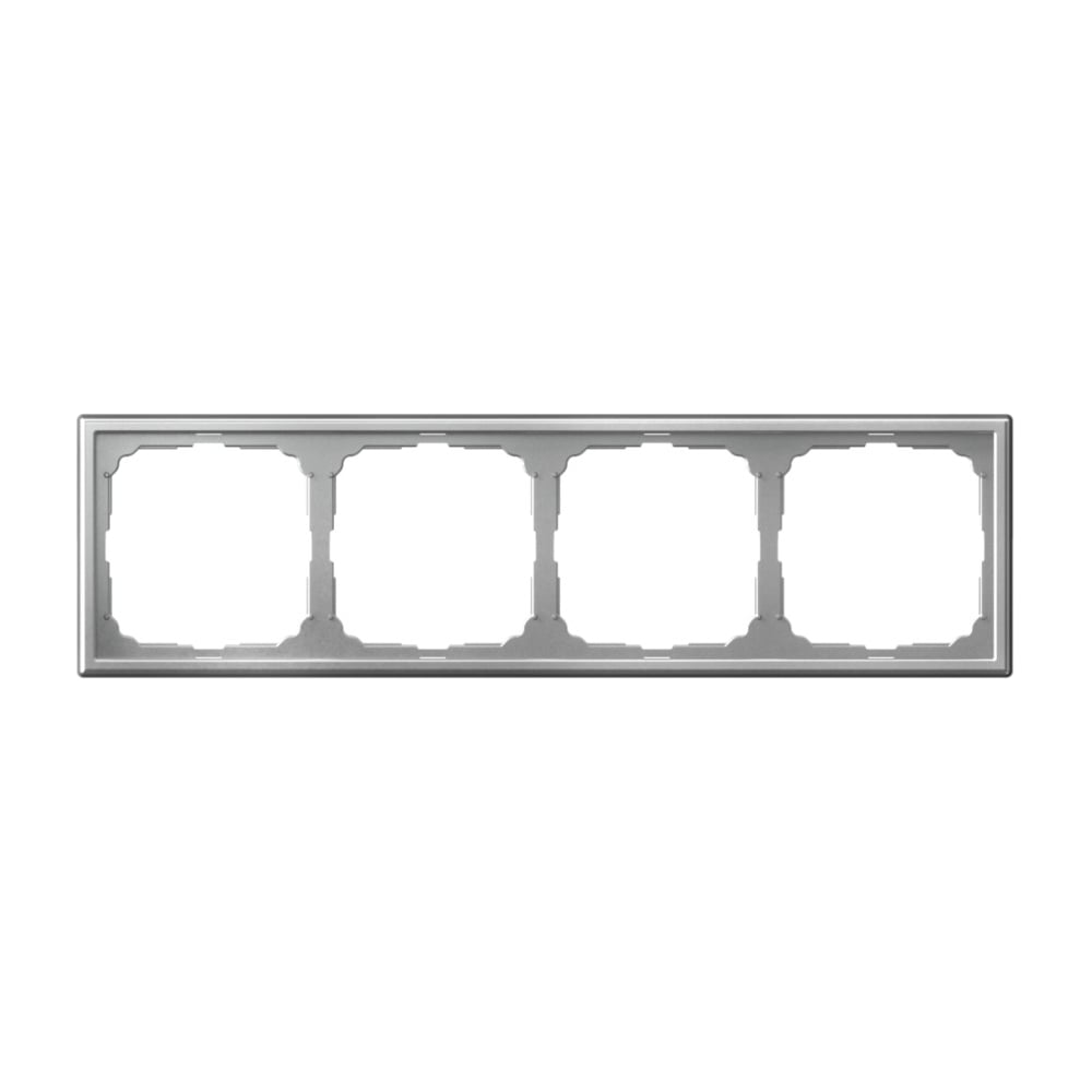 Изображение товара Рамка 4-постовая ArtGallery, универсальная Systeme Electric Алюминий GAL000304