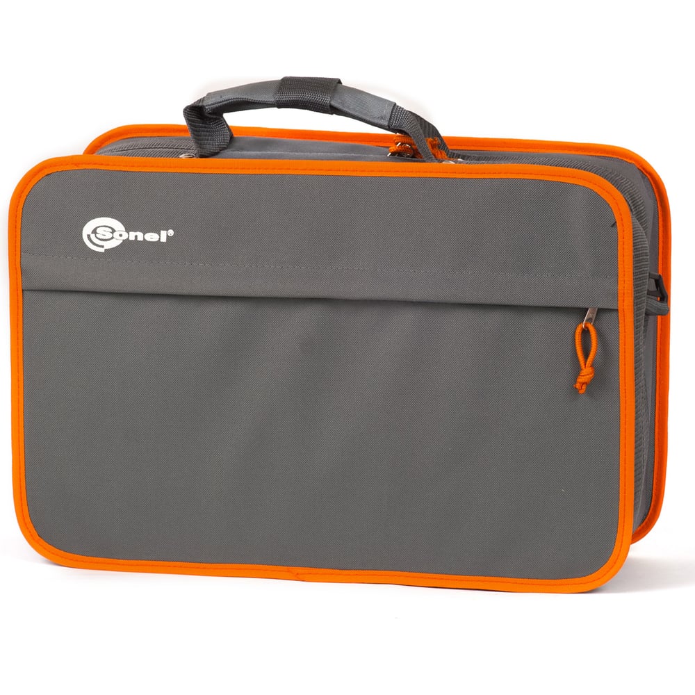 Изображение товара Футляр для инструмента SONEL L2 WAFUTL2 жесткий с ремнем 450x300x150 мм серый/желтый