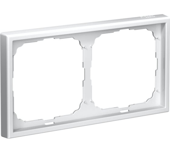 Изображение товара Рамка Systeme Electric ArtGallery Белый 2-постовая, универсальная GAL000102