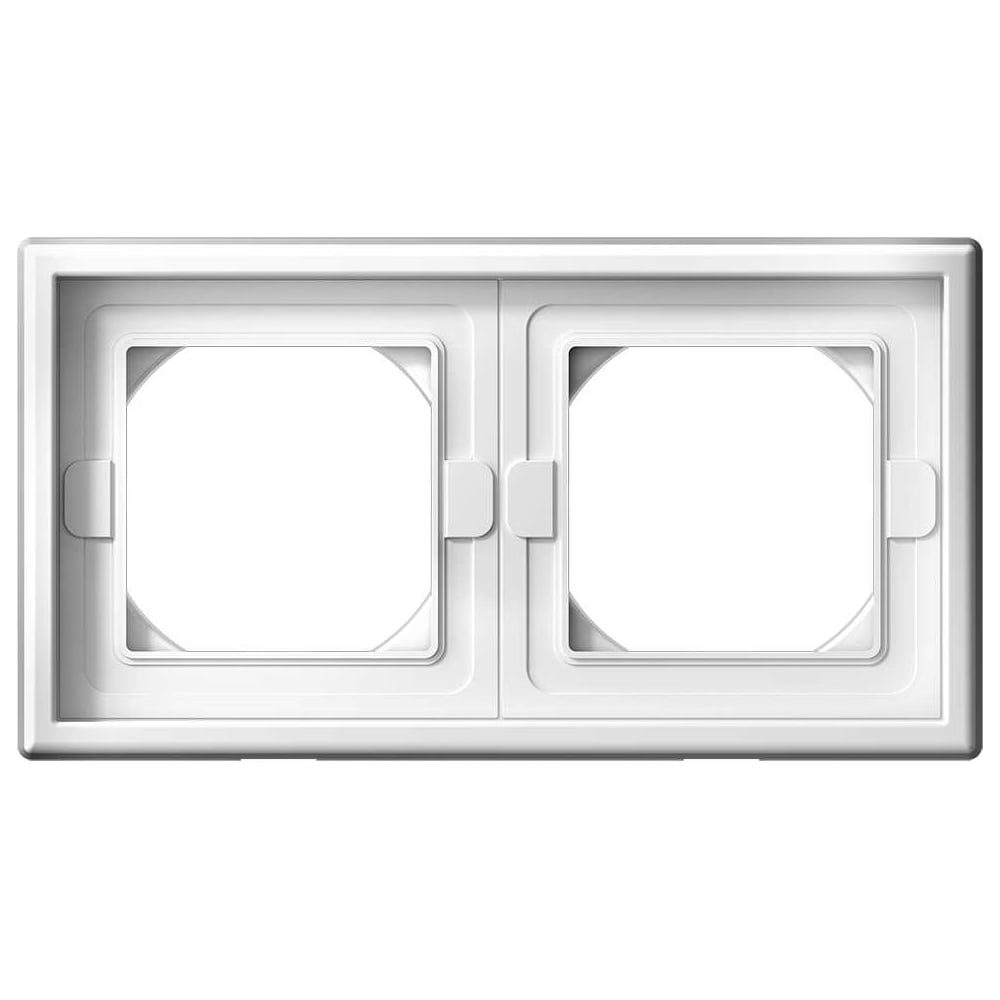 Изображение товара Рамка 2-постовая ArtGallery, IP44, универсальная Systeme Electric Белый GAL440102