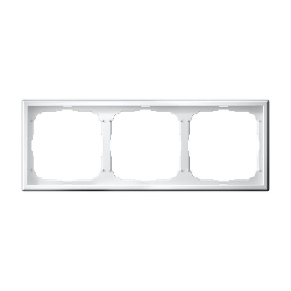 Изображение товара Рамка Systeme Electric ArtGallery Белая 3-постовая универсальная