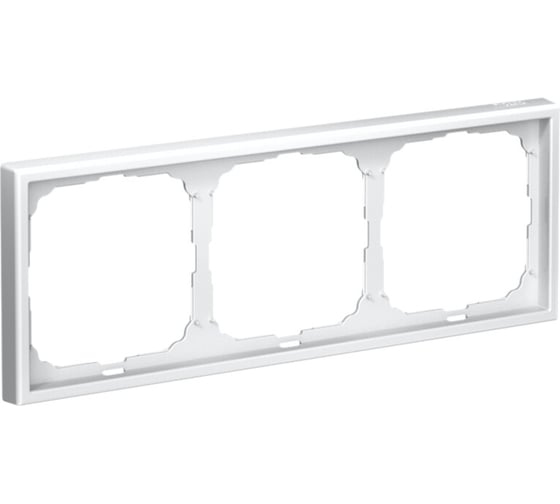 Изображение товара Рамка Systeme Electric 3-постовая ArtGallery, универсальная, Белый GAL000103