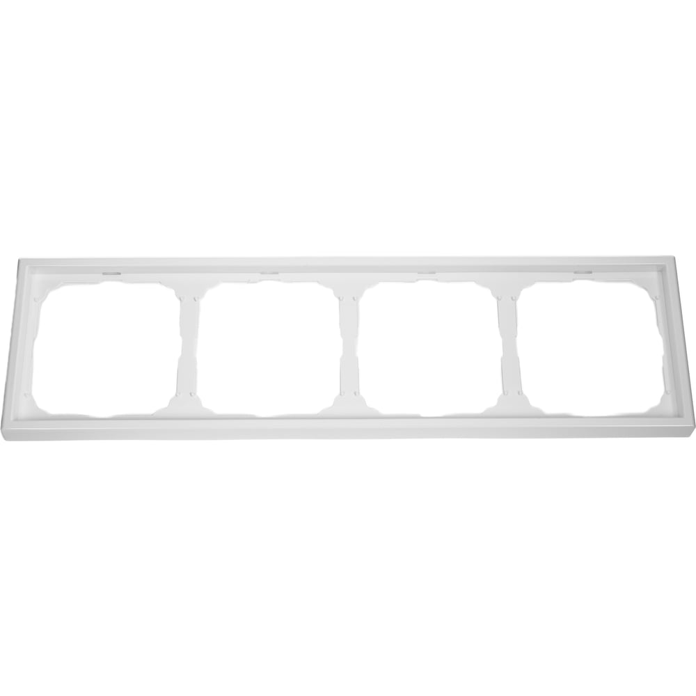 Изображение товара Рамка Systeme Electric ArtGallery 4-постовая белая для электрошкафов