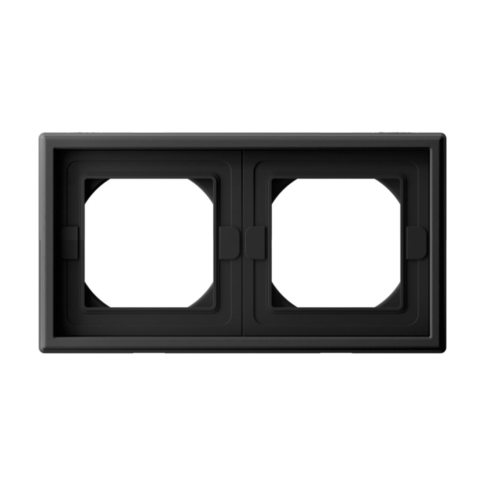 Изображение товара Рамка Systeme Electric ArtGallery Карбон 2-постовая IP44 GAL441002