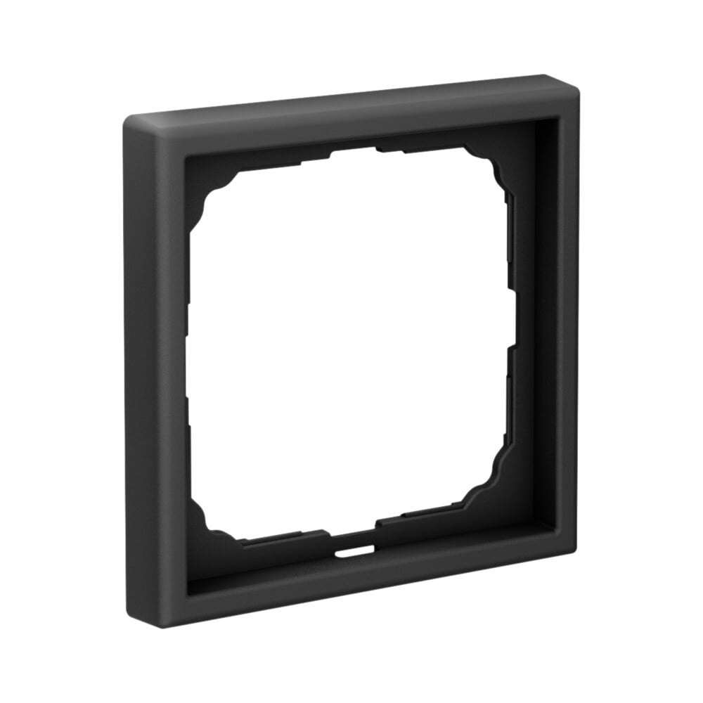 Изображение товара Рамка для электроснабжения Systeme Electric ArtGallery Карбон 1-постовая GAL001001