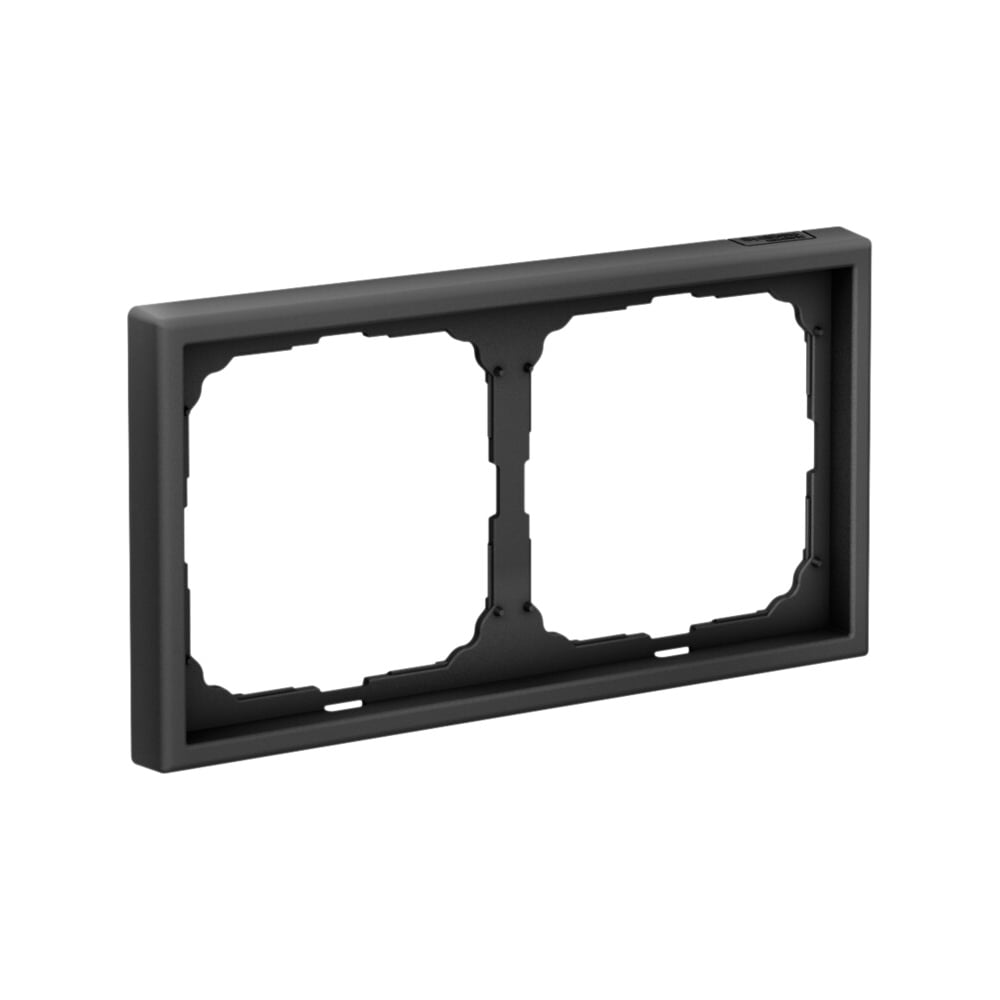 Изображение товара Рамка Systeme Electric ArtGallery Карбон 2-постовая универсальная