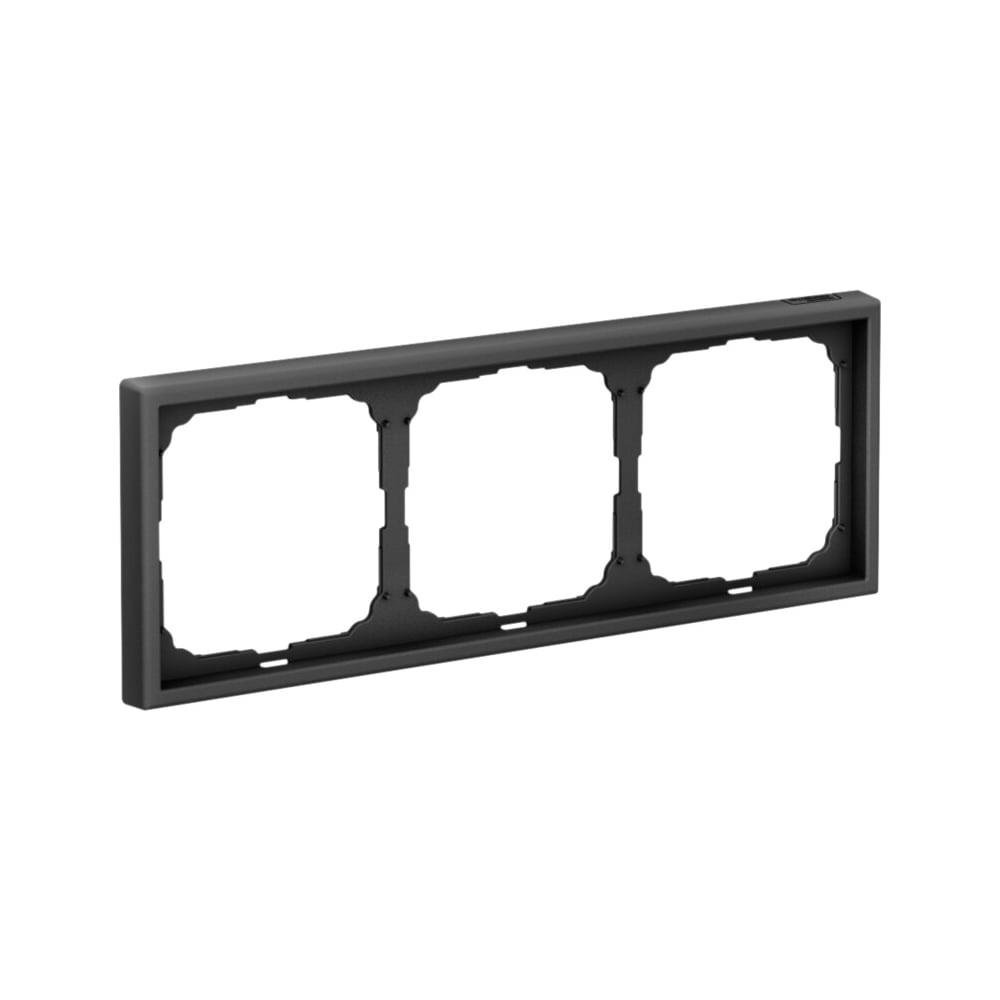 Изображение товара Рамка Systeme Electric ArtGallery Карбон 3-постовая универсальная GAL001003