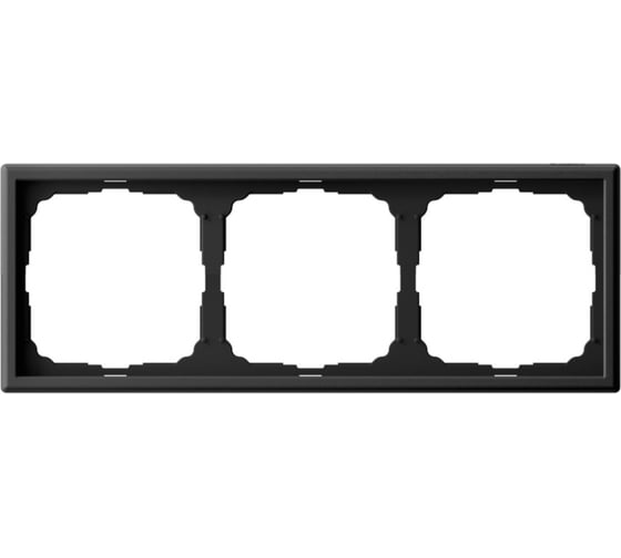 Изображение товара Рамка Systeme Electric ArtGallery Карбон 3-постовая, универсальная GAL001003