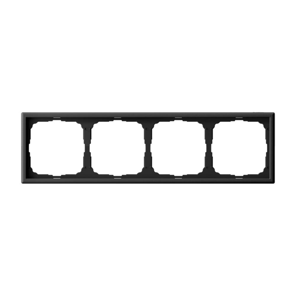 Изображение товара Рамка Systeme Electric ArtGallery Карбон 4-постовая универсальная GAL001004