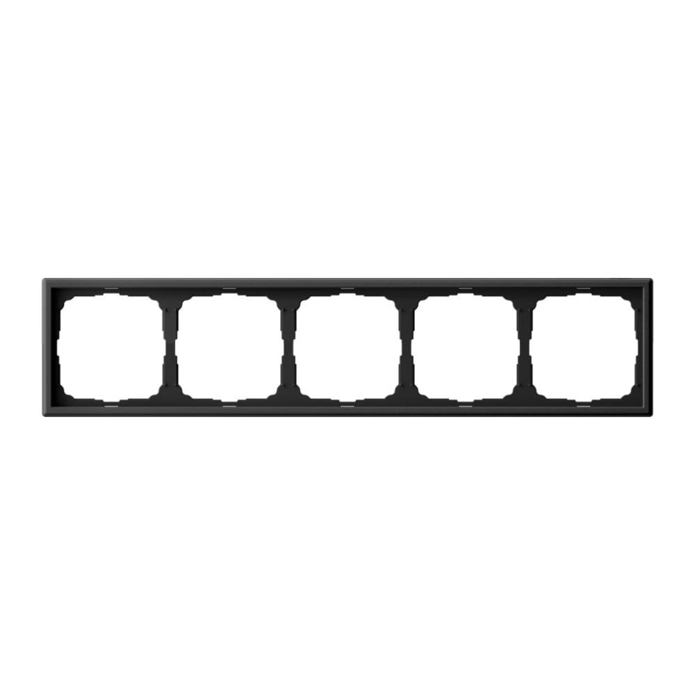 Изображение товара Рамка System Electric ArtGallery Карбон 5-постовая IP20 универсальная