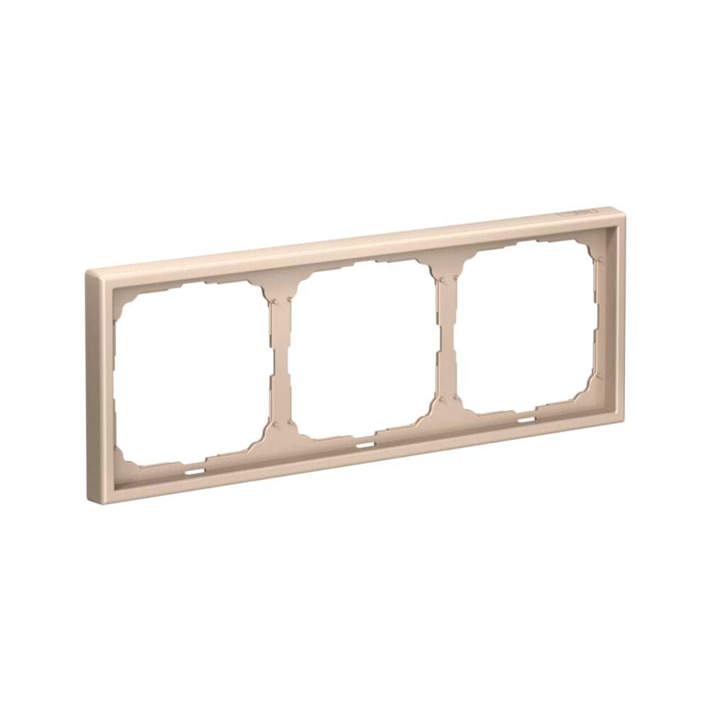 Изображение товара Рамка Systeme Electric ArtGallery Песочный 3-постовая универсальная GAL001203