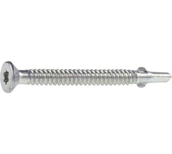 Изображение товара Саморез с крыльчаткой STARFIX 4.8x32 мм, цинк, сверло, 500 шт. в карт. упаковка SMC2-22305-500