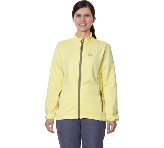 Изображение товара Женская флисовая толстовка Payer Шода желтый, размер 48-50 рост 158-164 4610097097225