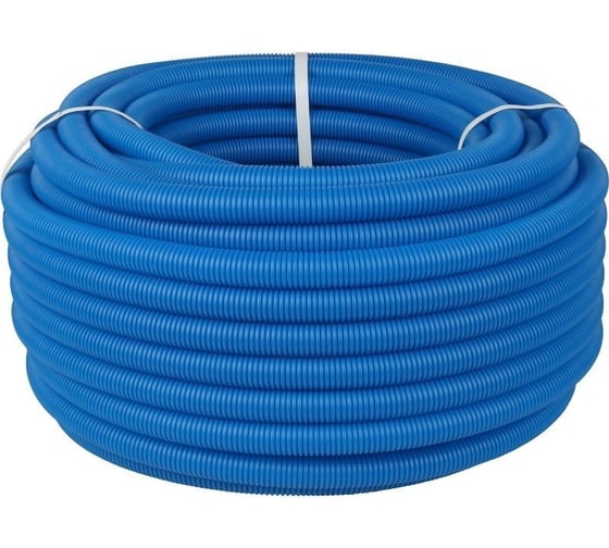 Изображение товара Труба гофрированная ООО "Азимут"d 23 синяя АЗИМУТ (25 м) 00000002055