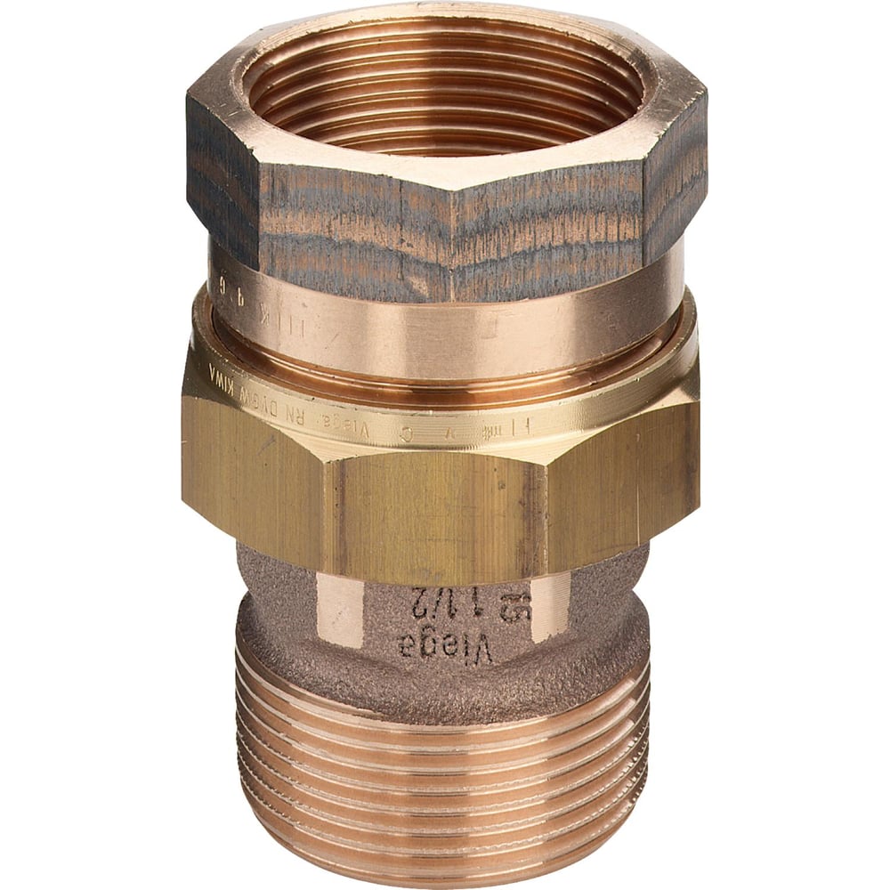 Изображение товара Разъемное соединение Viega 2 ВР-НР бронза переходник 2 дюйма