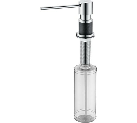 Изображение товара Дозатор для жидкого мыла Paulmark KRAFT, черный, D003-BLM