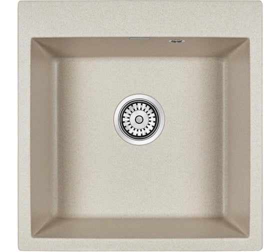 Изображение товара Гранитная мойка Paulmark KANTE 50 бежевый, 510х520 мм PM105152-BE