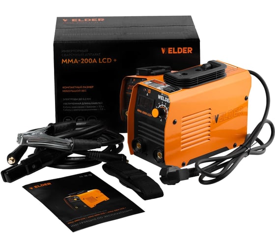 Изображение товара Сварочный аппарат WELDER MMA-200A+ LCD 200 А MMA-200 LCD