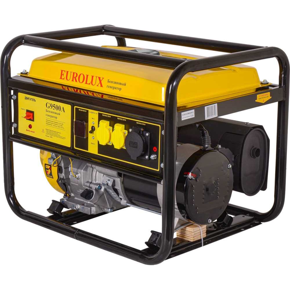Изображение товара Электрогенератор Eurolux G9500A мощность 8.5 кВт бензиновый ручной стартер