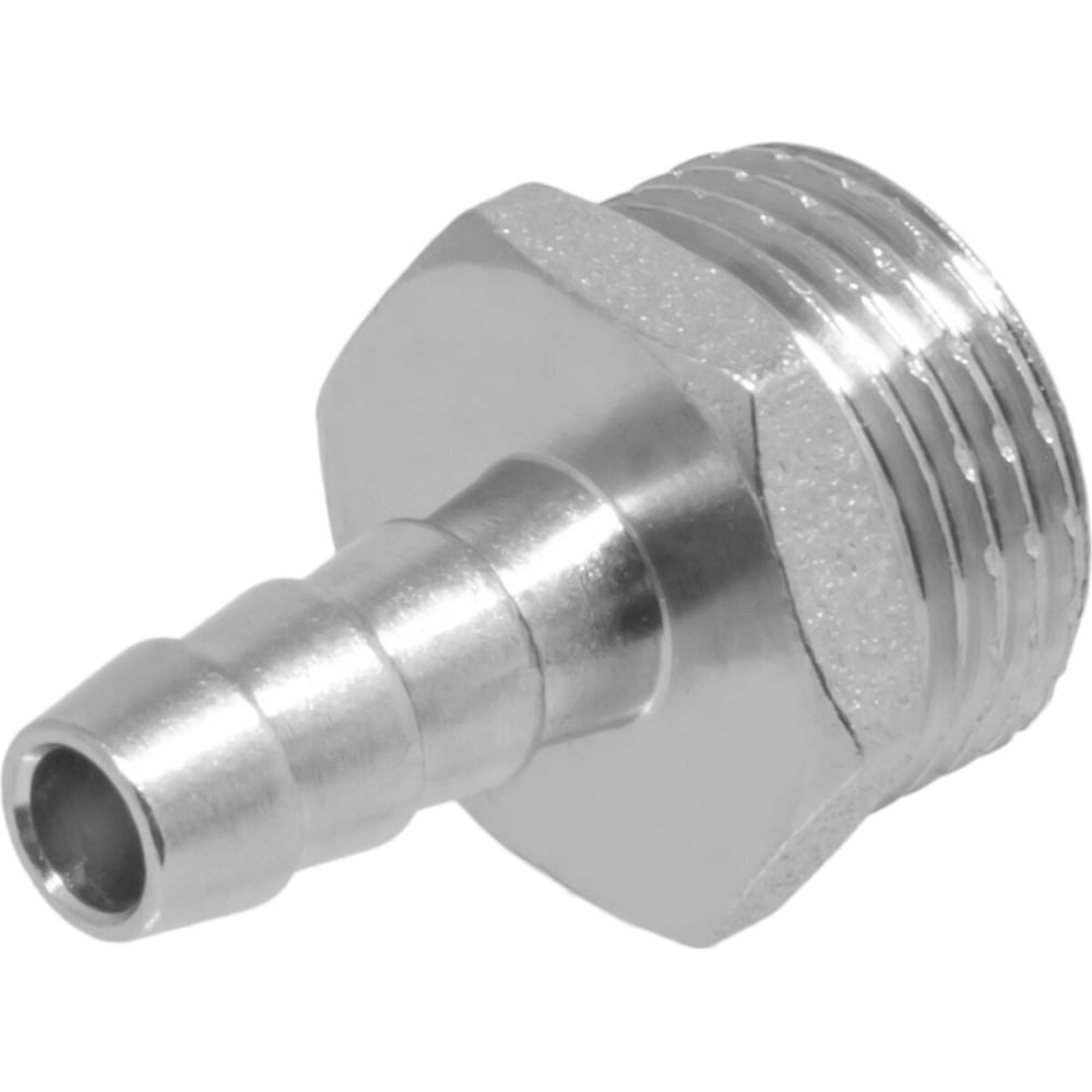 Изображение товара Штуцер MasterProf 3/8 дюйма никелированная латунь 6 мм