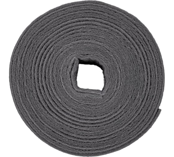 Изображение товара Материал шлифовальный светло-серый на нетканой основе Tex в рулоне 115 мм, 10 м, ultra fine Hanko Tex.115x10.ultrafine