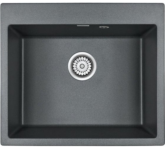 Изображение товара Гранитная мойка Paulmark KANTE 60 графит, 600х520 мм PM106052-DG