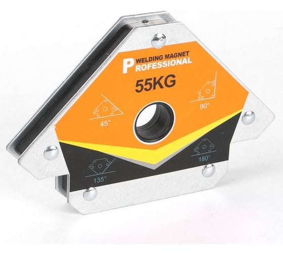 Изображение товара Магнитный угольник/треугольник "PROFESSIONAL" до 55 кг (45°, 90°, 135°) энаргит CH1-4