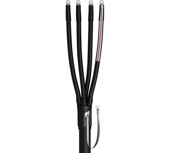 Изображение товара Концевая кабельная муфта для кабелей с пластмассовой изоляцией КВТ до 1кВ 4ПКТп(б)-1-300/400 88740