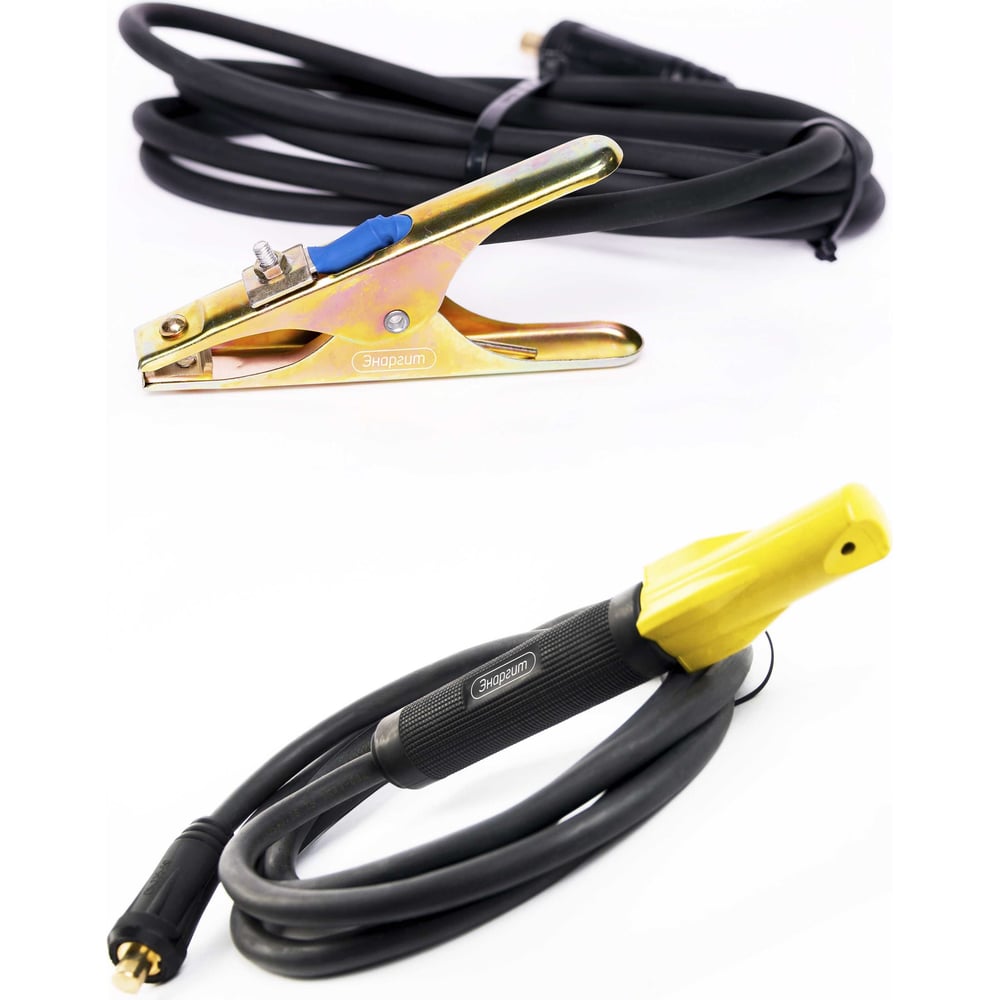 Изображение товара Комплект сварочных проводов Handy 10+10 м Медные разъемы DX50 для сварочных работ