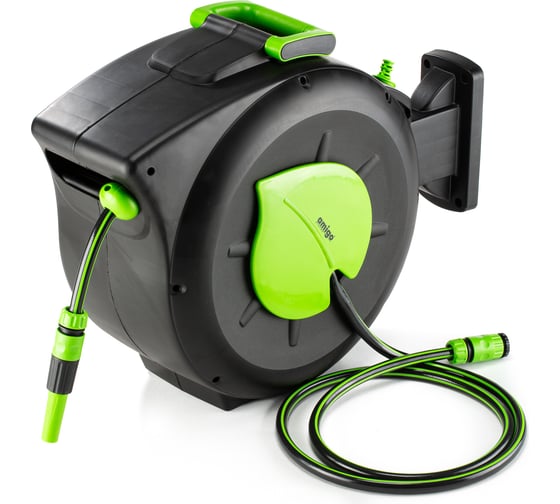 Изображение товара Шланг поливочный на катушке с коннектором AMIGO 79668