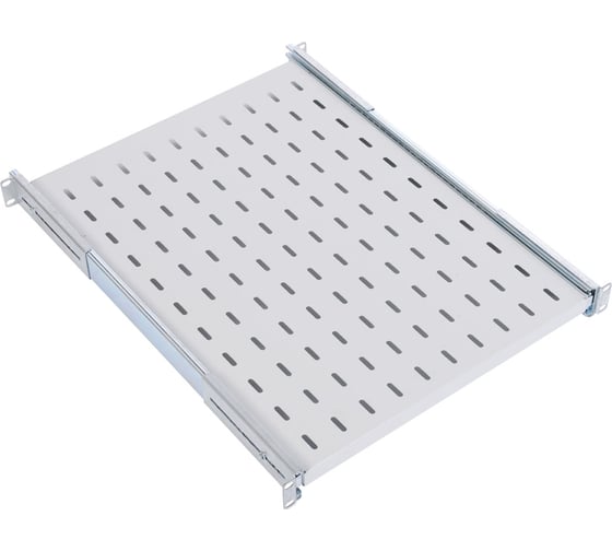 Изображение товара Перфорированная выдвижная полка ЦМО с телескопическими направляющими, глубина 580 мм ТСВ-58