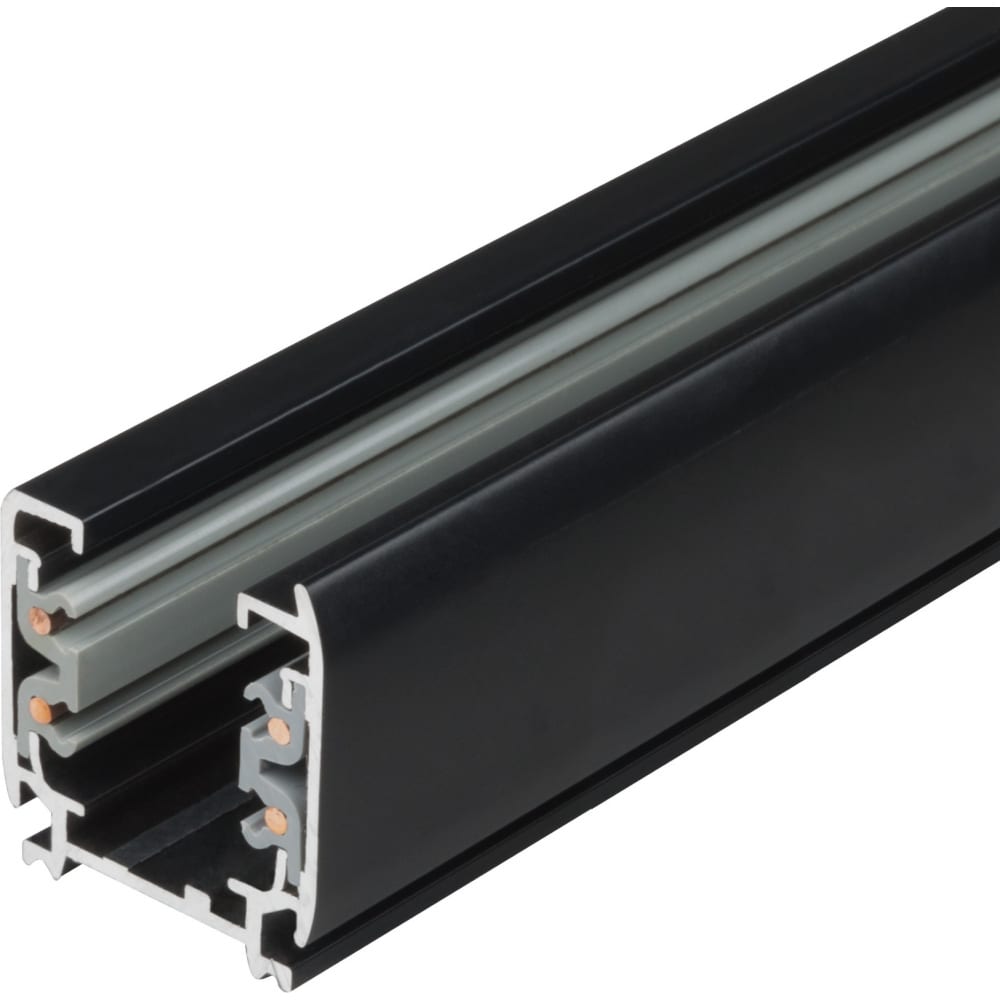 Шинопровод uniel ubx-as4 black, 200 polybag, осветительный, 2м 9726 - фото 1