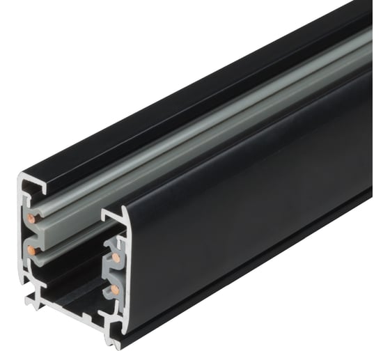 Изображение товара Шинопровод Uniel UBX-AS4 BLACK, 200 POLYBAG, осветительный, 2м 9726