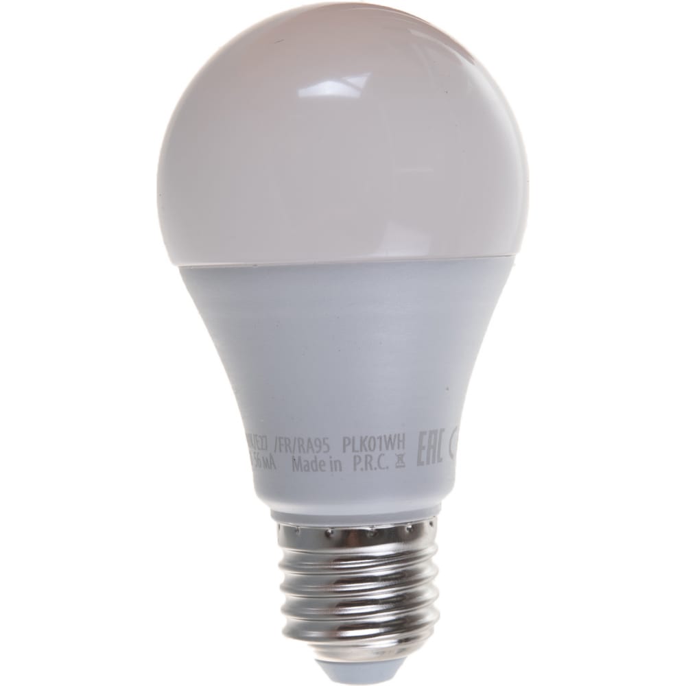 Лампа uniel led-a60-9w/4000k/e27/fr/ra95, plk01wh, светодиодная, матовая ul-00006504