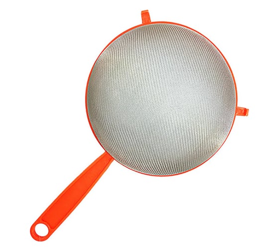Изображение товара Сито Умничка диаметром 10см, из алюминия, с пластиковой ручкой GS-1205