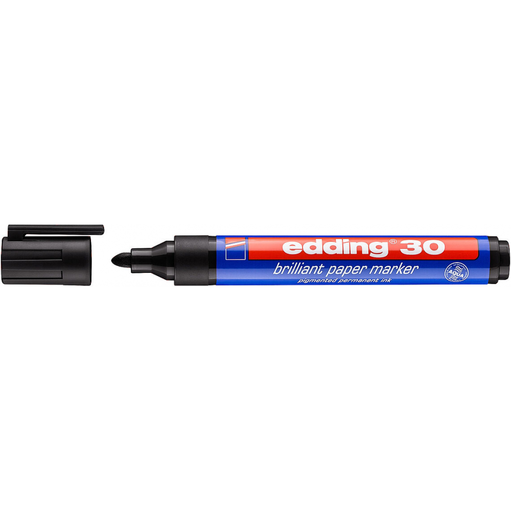 Пигментный маркер EDDING маркер промышленный для жирных и пыльных поверхностей edding industrial е 8750 1 2 0 4 0 мм чёрный