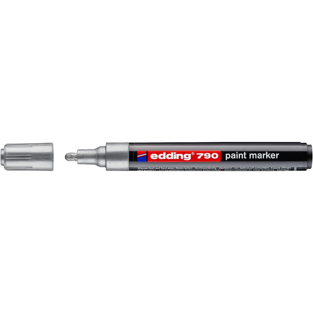 Лаковый маркер EDDING маркер перманентный 2 5 мм centropen 2670 тонкий линия 1 мм серебристый