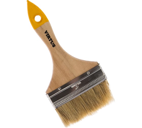 Изображение товара Малярная кисть VIRTUS плоская Slim, 100 мм 001001100