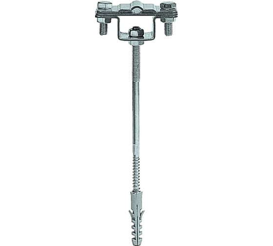 Изображение товара Держатель полоса/пруток EZETEK для бетонного фасада, оцинкованный, упаковка 5шт 91032/5