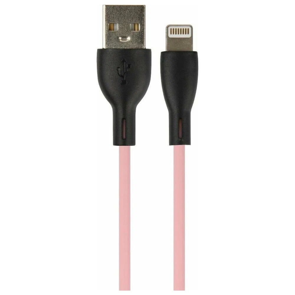 Кабель USB A Perfeo вилка - Lightning вилка, розовый, 1 м (I4336) 30018770