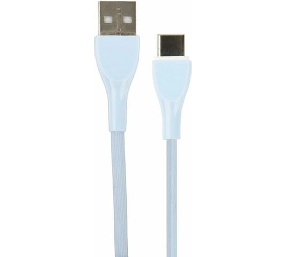 Изображение товара Кабель USB A Perfeo вилка - Lightning вилка, голубой, 1 м (I4333) 30018746