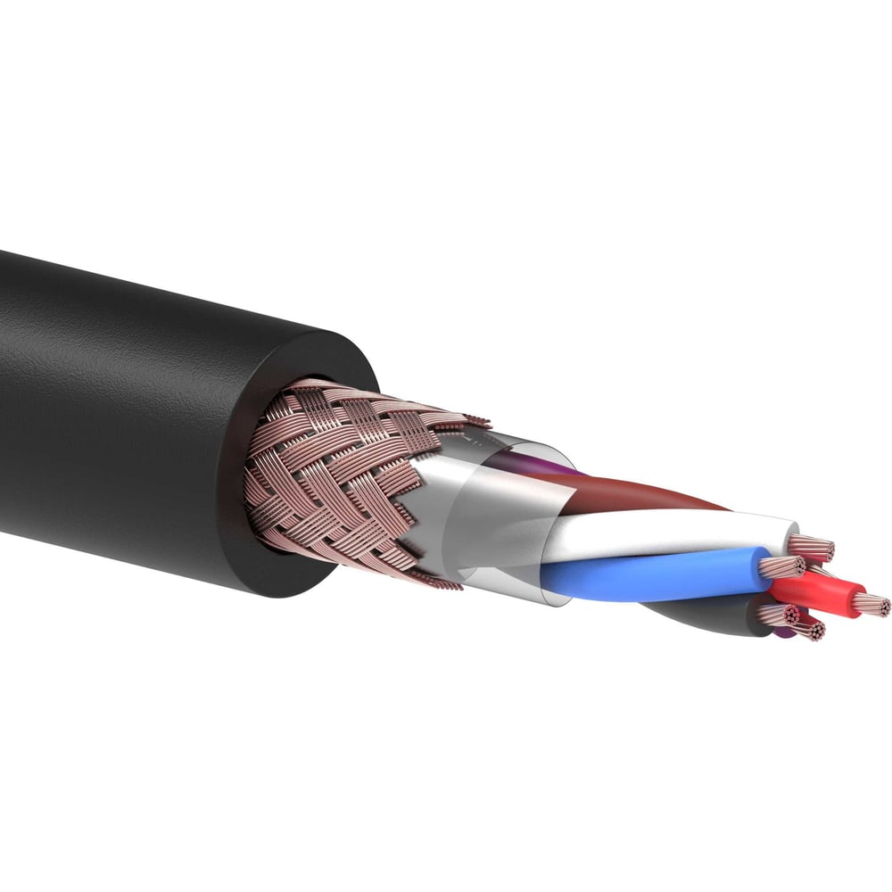 Изображение товара Кабель электрокомплектный КГВВ 4Х0,75 50 м бухта медь ПВХ черный