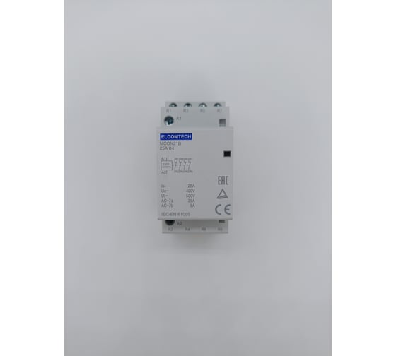 Изображение товара Контактор модульный ELCOMTECH MCON21B-25-04-230AC УТ-00026348